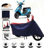Bykorrzon Red Polyester Full Body Bike Cover for TVS Zest 110