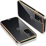 JOBINKA (Chrome Case Oneplus 9RT Black) Luxurious Electroplated Crystal Clear Soft Silicon Chrome Case for Oneplus 9RT (Black)