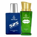 John Phillips 525-ATTARFUL | Long Lasting | Combo Eau de Parfum (60+60 ml )