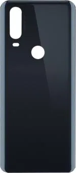 PURPLESAVVY Denim Blue Fiber Back Panel For Motorola Moto One Action