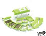 Primelife Novel 12 in 1 Graters Slicer juicer Chipser, Dicer, Cutter Chopper Upgraded Deluxe Model with Peeler and Heavy Stainless Steel Blades - Made in India (Multicolor) (Novel 12 in 1 Chopper)