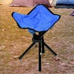axaka Foldable Stool Portable Travel Chair Four-Leg Stool for Outdoor