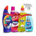 Klemax All Purpose Cleaner Kit, Combo Pack of Floor , Glass , Toilet Cleaner & Dishwash Gel
