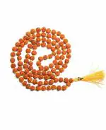 CREYENTES 5 Panch Mukhi Rudraksha mala [7 mm Size ] (108+1 Nepal Rudraksha Seed Japa Mala) Rudraksh Necklace for Men Women Yoga Meditation Long [ 20 Inches ] (Pack of 2)