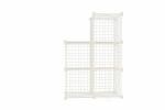 REYNISH Self Assembling Metal Wire Cube Storage Organizer Shelves With Hammer And 5 Cube