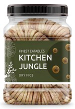 Kitchen Jungle Anjeer (500gm) Jar Pack | Figs - 500gm Pack Of 1