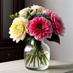 Love Creation 12x18 Size poster print for creative wall art- bohemian-rose-bouquet-10562(Non Sticker)