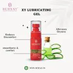 HERSAY XY Lubricating Gel Natural Long-Lasting Lube For Men, Women, Couples Alleviates Dryness Reduces Discomfort Non-Greasy, Irritating Hypoallergenic Formula For All Skin Types Safe to Use With Latex