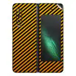 GADGETSWRAP Printed Vinyl Skin Sticker for Samsung Galaxy Fold - warning sign