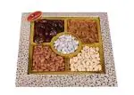 Food Library The Magic of Nature Diwali Gift Hamper Basket for Family/Friend/Corporate/Wedding (All Occasions) (Festive Tray)