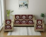 Multitex Floral Design Cotton Sofacover-5 Seater