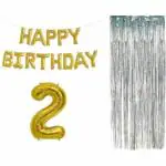 Acril COMBO OF HAPPY BIRTHDAY FOIL BALOON -2 yr