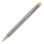 Scrikss Venus 722 0.7mm Mechanical Pencil | Chrome Plated Body | Wave Pattern Engraved | Gold Plated Trims