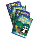 Target Publications Blossom Jumbo Creative Colouring Books Combo Level 1 to 4 Set of 4 (3-10 years)