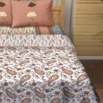 Delite 4-Piece Bedding Set (1 Bedsheet with 2 Pillow Covers & 1 Dohar) King Size Cotton (DEL1037)