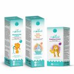 Mateo Baby Moisturizing Lotion (200ml), Baby Tip to Toe Wash (200ml) & Baby Rashfree Cream (60g) Combo Pack