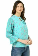 XIANCO fashion Girls top Aqua