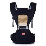 Infantso 4-In-1 Blue Baby Carrier With Adjustable Hip Seat, Safety Belt & Multi-Utility Pockets