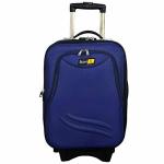 Skyline Red Polyester Trolley Bag with Number Lock and 2 Wheel -24 inches-Red (S-86002-R)