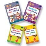 BOOKFORD Coloring Book For Kids With 64 Pages - Fun, Educational, Colorful Imagery, Engaging Activities, And Hours Of Entertainment Drawing Books For Kids Suitable For All Ages Groups Set Of 4 Books