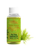 Exotic Aromas Tea Tree Essential Oil for Skin, Hair, Face, Acne Care, 100 ML
