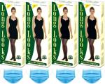 Dharmani's Long Looks Ayurvedic Medicine (4 Packs, 60Caps in Each Pack) + 4 Mask Absolutely FREE
