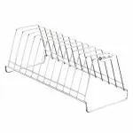 FINE ARTS Stainless Steel Big Size Plate Stand | Dish Rack | Dish Organizer | lid Holder | Kitchen Rack_
