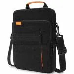 ProElite Polyster Tablet sleeve Bag 9-11inch for iPads Samsung/Lenovo/Galaxy Tab A9 Plus/S7/S8/S9/Realme Pad 2/Honor Pad X9/Oppo Pad Air/Xiaomi Mi pad 6/Moto G62/Redmi Pad, Oneplus Pad Tablets, with Handle and Shoulder strap, Black