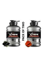 Doveaz Plastic Xtreme Sports Water Bottle for Gym (1.5L, Pack of 2)