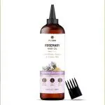 PORBE LUXURIOUS BEAUTY Pure Rosemary Oil For Hair Growth Infused With Biotin | Hair Strenghtening Treatment|With Jojoba Oil & Castor Oil | Scalp Massager for Hair Growth | 200 ml