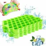 SAMEZONE Ice Cube Tray with Silicon Ice Mold Trays Flexible Silicone Honeycomb Design 37 Cavity Ice Cube Tray Multicolor (PACK OF 2)