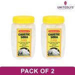 Unitedlys Drain And Chimney Cleaner Flakes For Sinks And Pipes, Flakes to Clear Clogged Sinks & Pipes, Cleaner 350 Grams - Pack of 2