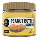 The Butternut Co. Natural Peanut Butter (Creamy) 340g | Unsweetened | 32g Protein | No Added Sugar | 100% Peanuts | No Salt | High Protein Peanut Butter | Gluten Free | Vegan | Cholesterol Free
