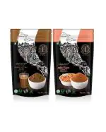The Flavour Trail by Swani, Organic Bombay Cutting Chai Masala and Organic Amritsari Chole Masala, 200gms (Pack of 2)