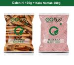 Goshudh Kala Namak 250g & Dalchini sabut 100gm Combo Pack 350g
