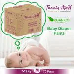 Thanks Mom Baby Diaper Premium Pant Double Layer Leakage Protection High Absorb Technology-Size M-75 diapers
