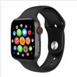 TXOR VERVE T500, Smart Watch Fitness Band 44mm Black Color Touch Screen for ANDROID and IOS, Black Strap with Bluetooth Calling