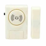 CLEGO Plastic Wireless Door Window Open Alert Alarm Home Security System Siren | cream