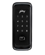 Godrej Locks Black ABS Plastic Electronic Lock Advantis Rimtronic RF, Pin