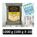 BLK Foods 1Kg Hing'ka'King | Strong Asafoetida Powder | Original Flavorful Hathras Heeng (100g x 10)