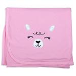 Baby Moo Jet Set Doggo Soft Reversible Wrapper - Pink