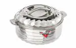 VARNA STAINLESS STEEL DOUBLE WALLED INSULATED HOT POT FLORA CASSEROLE (1000 ML)