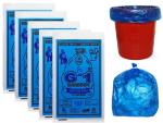G 1 Blue Biodegradable Garbage Bags 30 pcs 48 cm x 54 cm (Pack of 5)