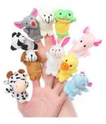 Kuhu Creations Supreme 5 pcs (Random) Animal Puppets Baby Story Telling Finger Puppets.