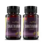 Saptarishi Shatavari Tablets | Pure Asparagus Racemosus Root Extract | Combats Weakness, Promotes Hormonal Balance, Anti-Aging Benefits | 2 Packs of 72 Tablets Each