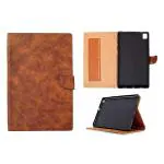 RUPELIK Leather Flip Stand Cover with TPU Back Case for Lenovo Tab M10 HD 2nd Gen TB-X306X / Smart Tab M10 HD 2nd Gen TB-X306F 10.1 inch Tablet Back Case Cover (Light Brown)