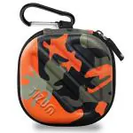 Tizum Shockproof Carrying Case for Earphones Camouflage Orange