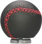 CAR MATE RA128RE Car Shift Knob Leather R 245 RAZO Red Stitch