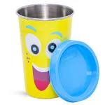 Adore Pro Numero Uno! The Character Printed Steel Tumbler 350ml- Smiley