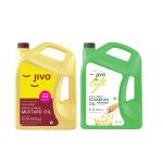 JIVO Cold Press Soyabean Oil 5 Ltr with Jivo Mustard Oil 5 Ltr